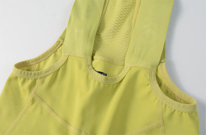 Women's EIT Ultra Bib Shorts PRO Chuncheng-Pale yellow