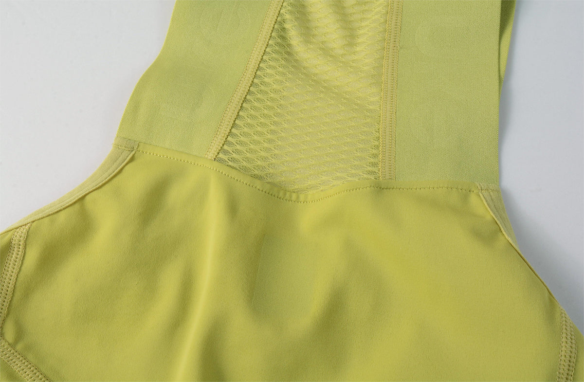 Women's EIT Bib Shorts PRO Xia Chi-Pale yellow