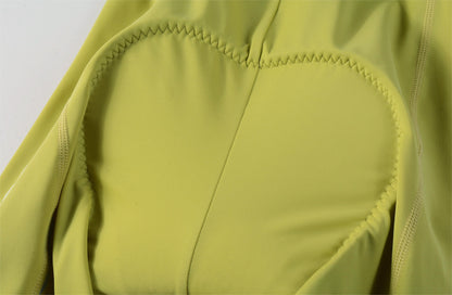 Women's EIT Ultra Bib Shorts PRO Chuncheng-Pale yellow