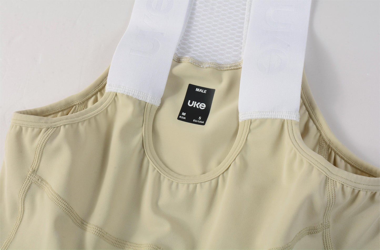 Men's EIT Bib Shorts PRO ChuanBai-Beige