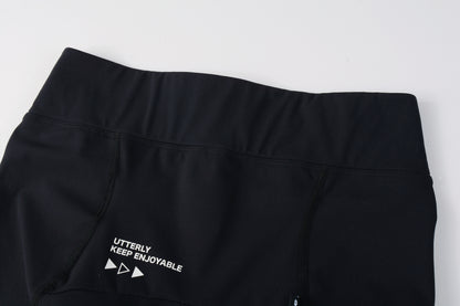 Men's Seamless Cycling Shorts SI-1 ChengYe -Black