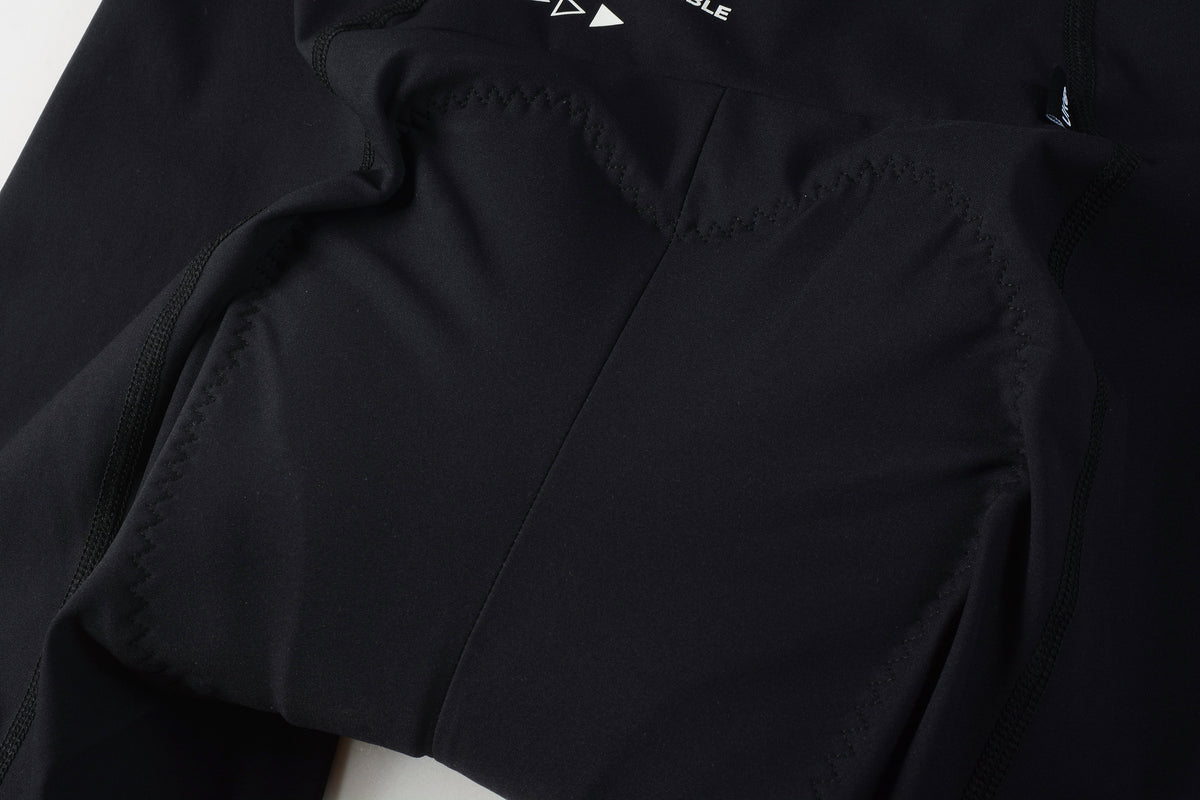 Men's Seamless Cycling Shorts SI-1 ChengYe -Black