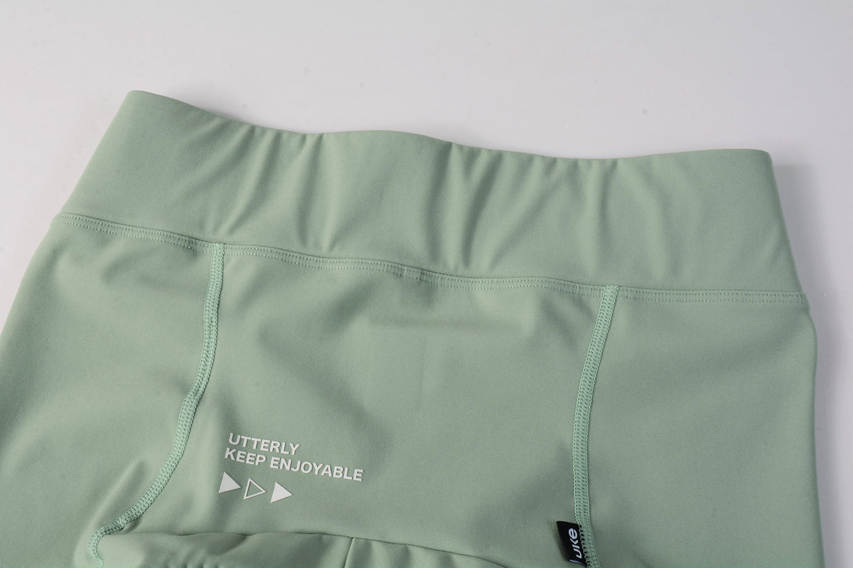Men's Seamless Cycling Shorts SI-1 ChengYe -Sage green
