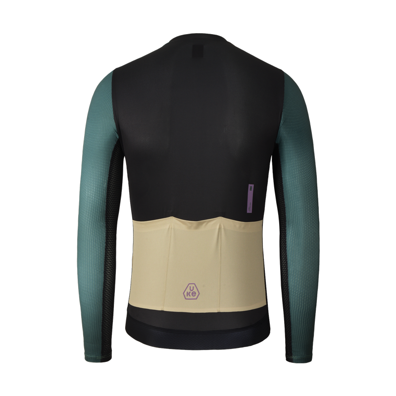 Men's LS Jersey SI-1 Yuechuan-Black green