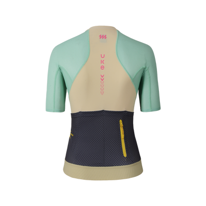 Maillot de mujer PRO Mission Hills-Azul claro beige