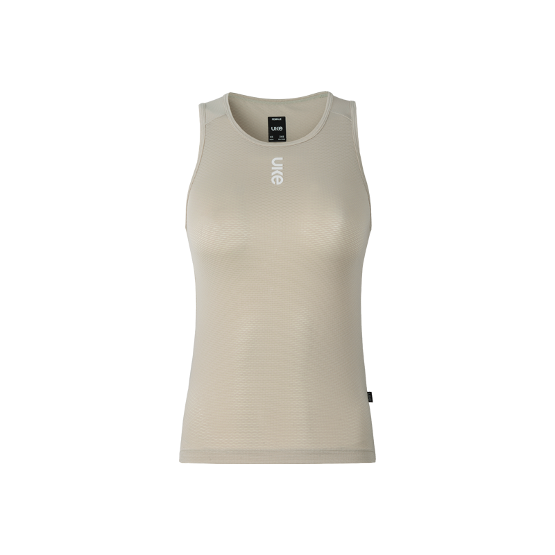 Women's Sleeveless Base Layer CL-1 ShanLan-Rice coffee