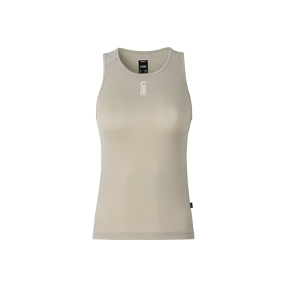 Women's Sleeveless Base Layer CL-1 ShanLan-Rice coffee