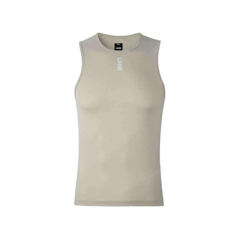 Men's CL-1 Sleeveless Base Layer Cloud Light-Rice coffee
