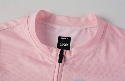 Maillot de manga larga para mujer SI-1 Floating scenery-Rosa verde