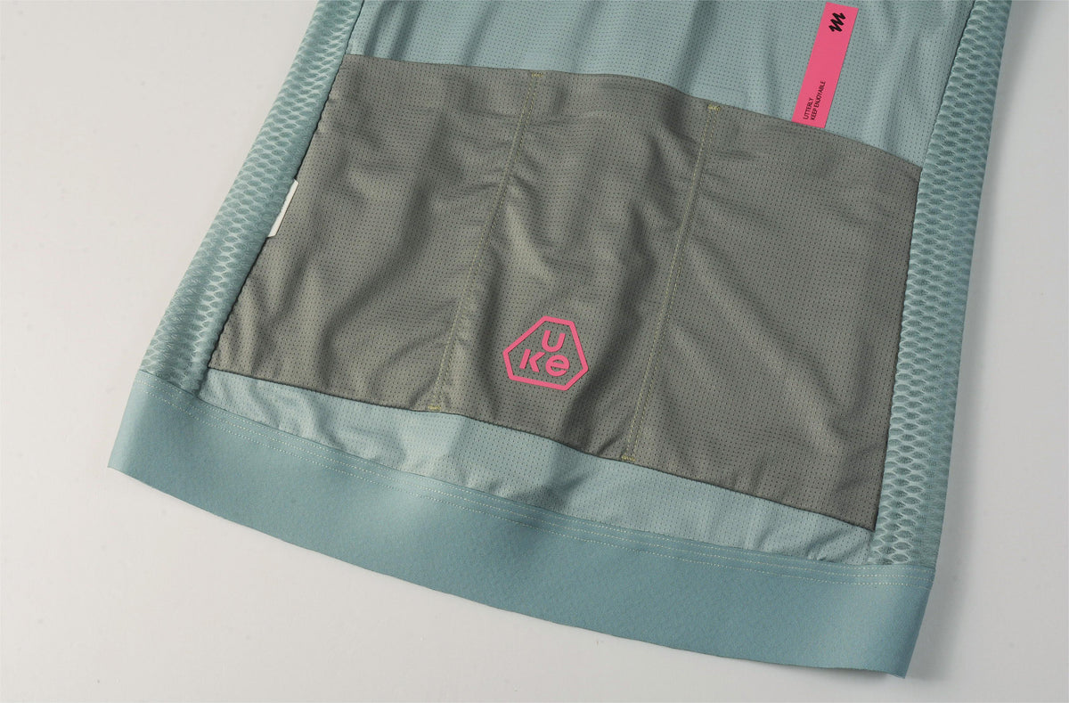 Women's Jersey SI-1 Moving clouds-Sage green