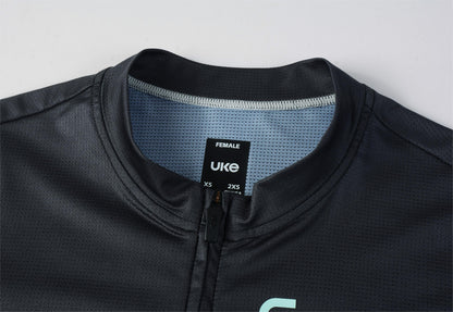 Women's LS Jersey SI-1 Floating scenery-Black pink