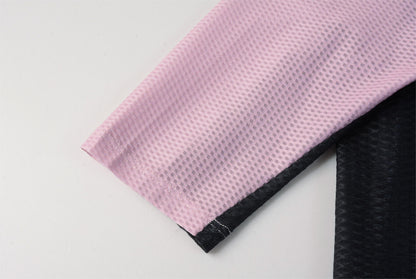 Women's Jersey SI-1 Moving clouds-Black pink