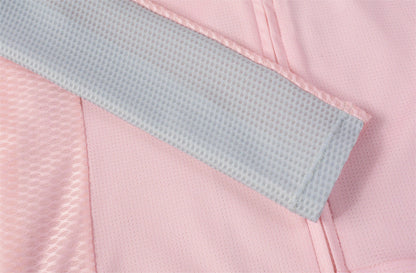 Maillot de manga larga para mujer SI-1 Floating scenery-Rosa verde