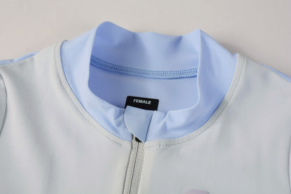 Women's Jersey Shixu-Silver blue