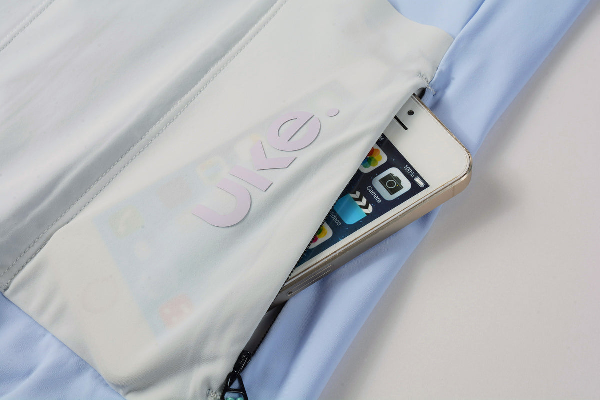 Women's Jersey Shixu-Silver blue