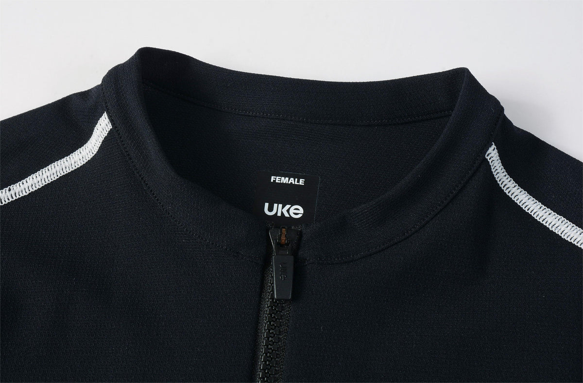 Camiseta de manga larga para mujer Lin quan-Negro