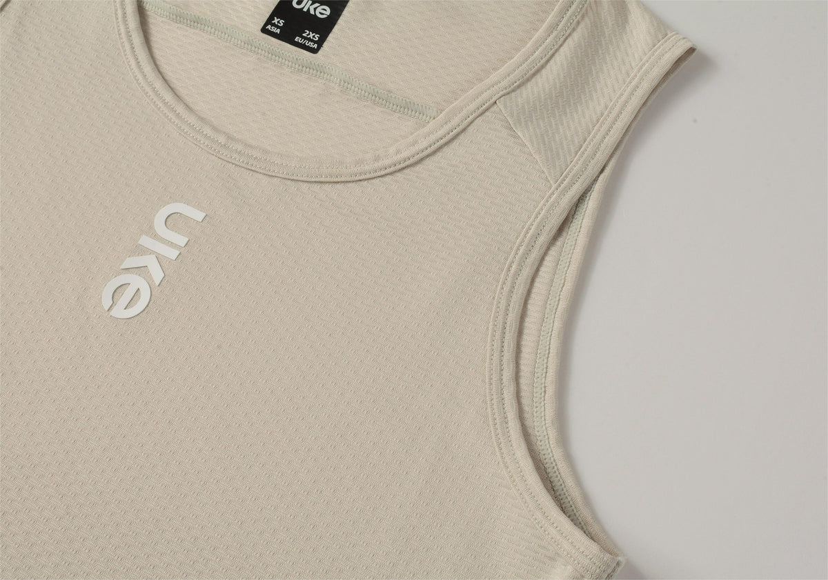 Women's Sleeveless Base Layer CL-1 ShanLan-Rice coffee
