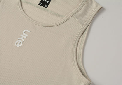 Women's Sleeveless Base Layer CL-1 ShanLan-Rice coffee