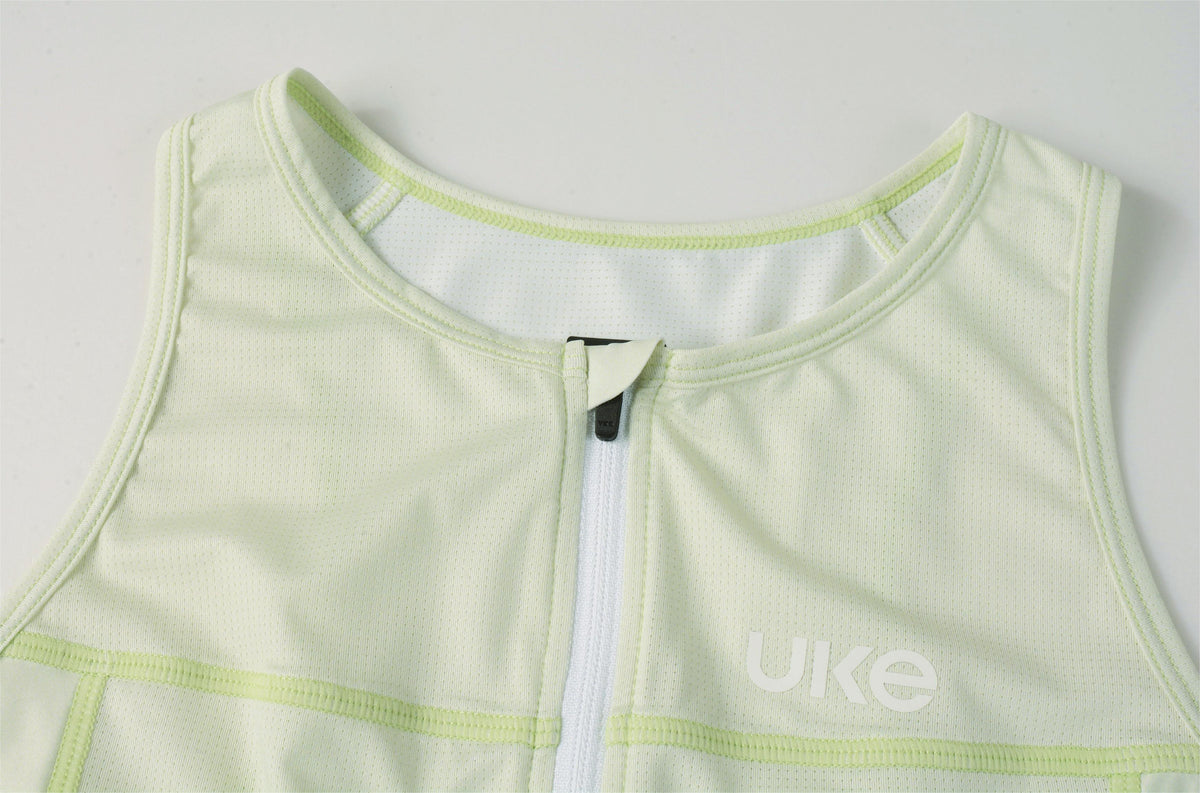 Women's Cycling Sports Vest CL-1 Star Return-Frost green