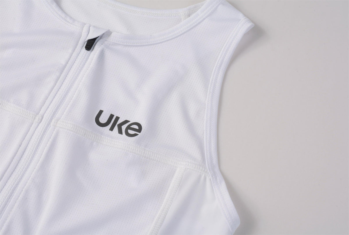 Women's Cycling Sports Vest CL-1 Star Return-White
