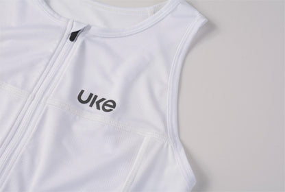 Women's Cycling Sports Vest CL-1 Star Return-White