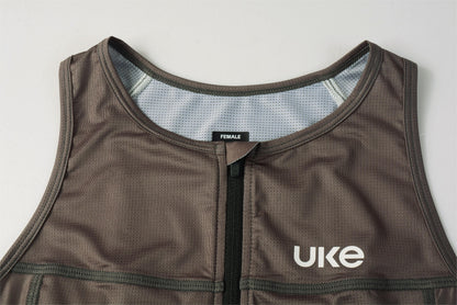 Women's Cycling Sports Vest CL-1 Star Return-Coffee brown