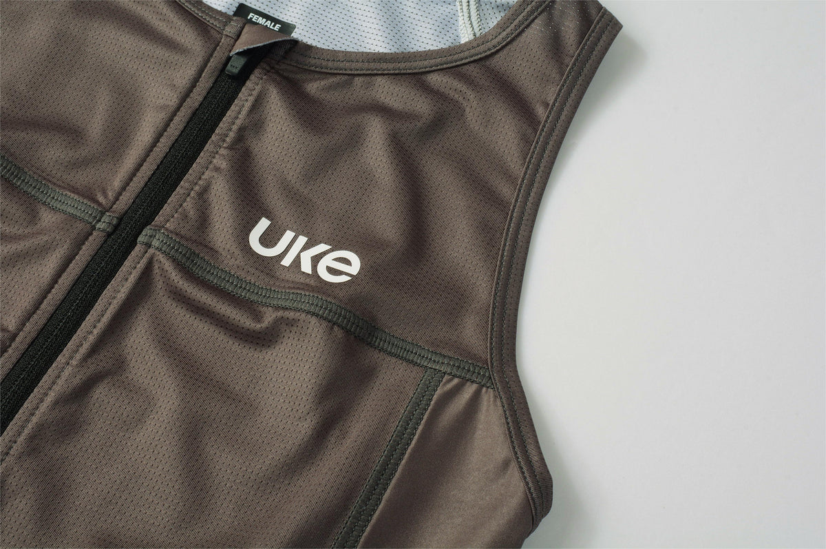 Women's Cycling Sports Vest CL-1 Star Return-Coffee brown