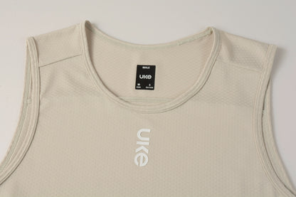 Men's CL-1 Sleeveless Base Layer Cloud Light-Rice coffee