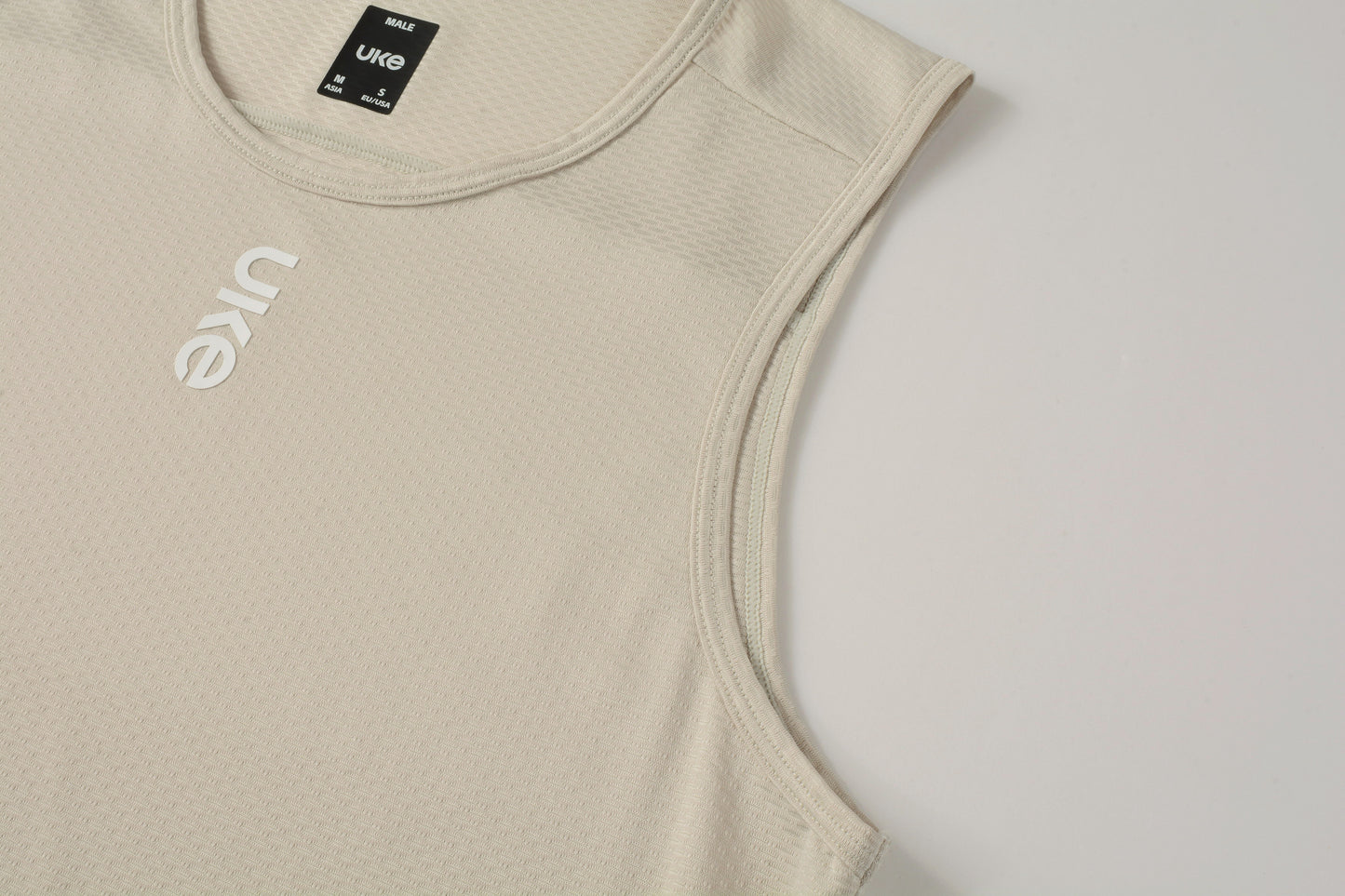 Men's CL-1 Sleeveless Base Layer Cloud Light-Rice coffee