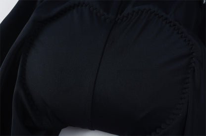 Women's Bib Shorts Eit cushion Yunling-Black
