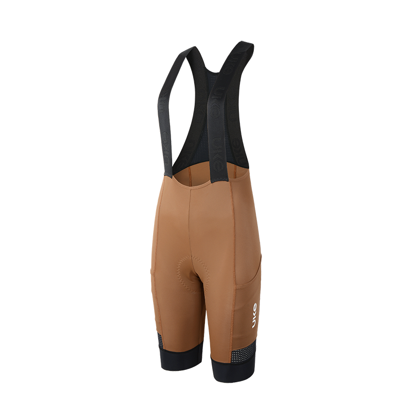 Women's Bib Shorts SI-1 Clear Dream-Oil Chestnut Brown