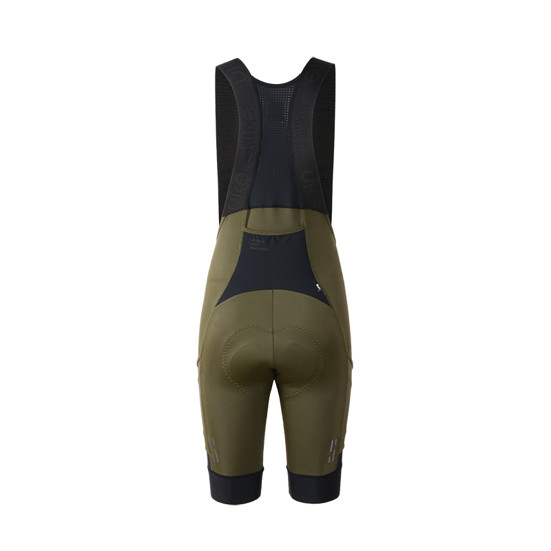 Women's Bib Shorts SI-1 Clear Dream-Olive Green