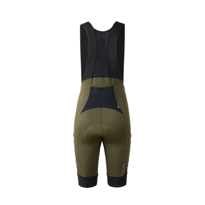 Women's Bib Shorts SI-1 Clear Dream-Olive Green