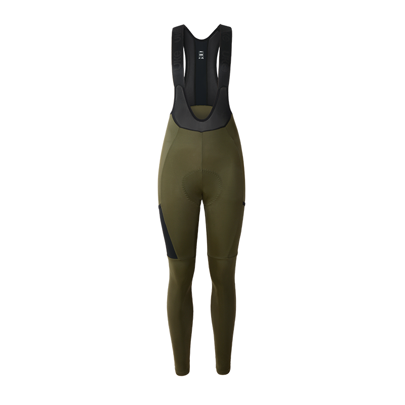 Women's Cargo Bib Tights SI-1 Starglow-Olive Green