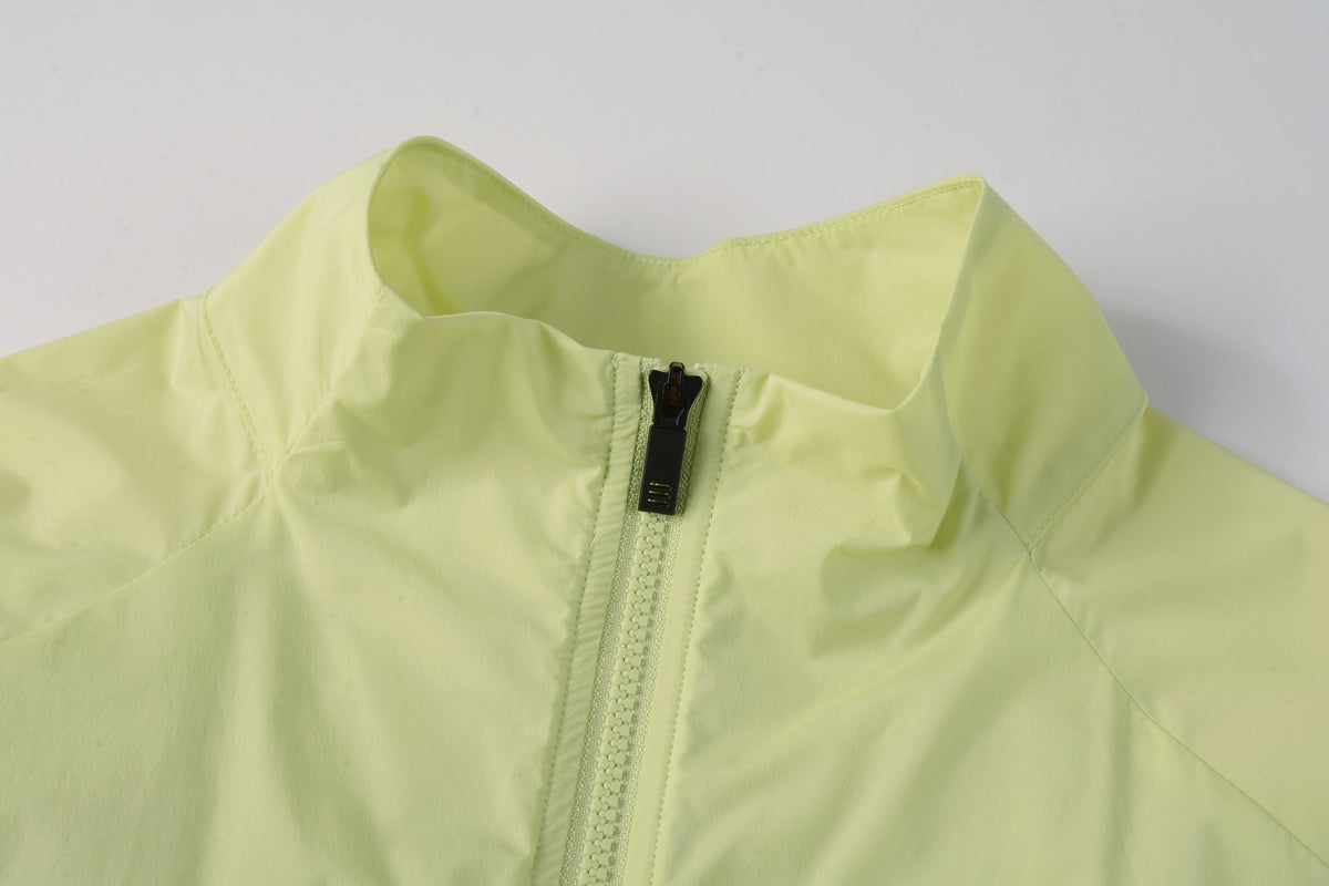 Chaqueta cortavientos de mujer CL-1 Shu He-Verde azulado