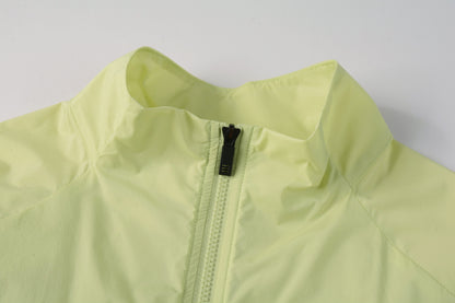 Chaqueta cortavientos de mujer CL-1 Shu He-Verde azulado