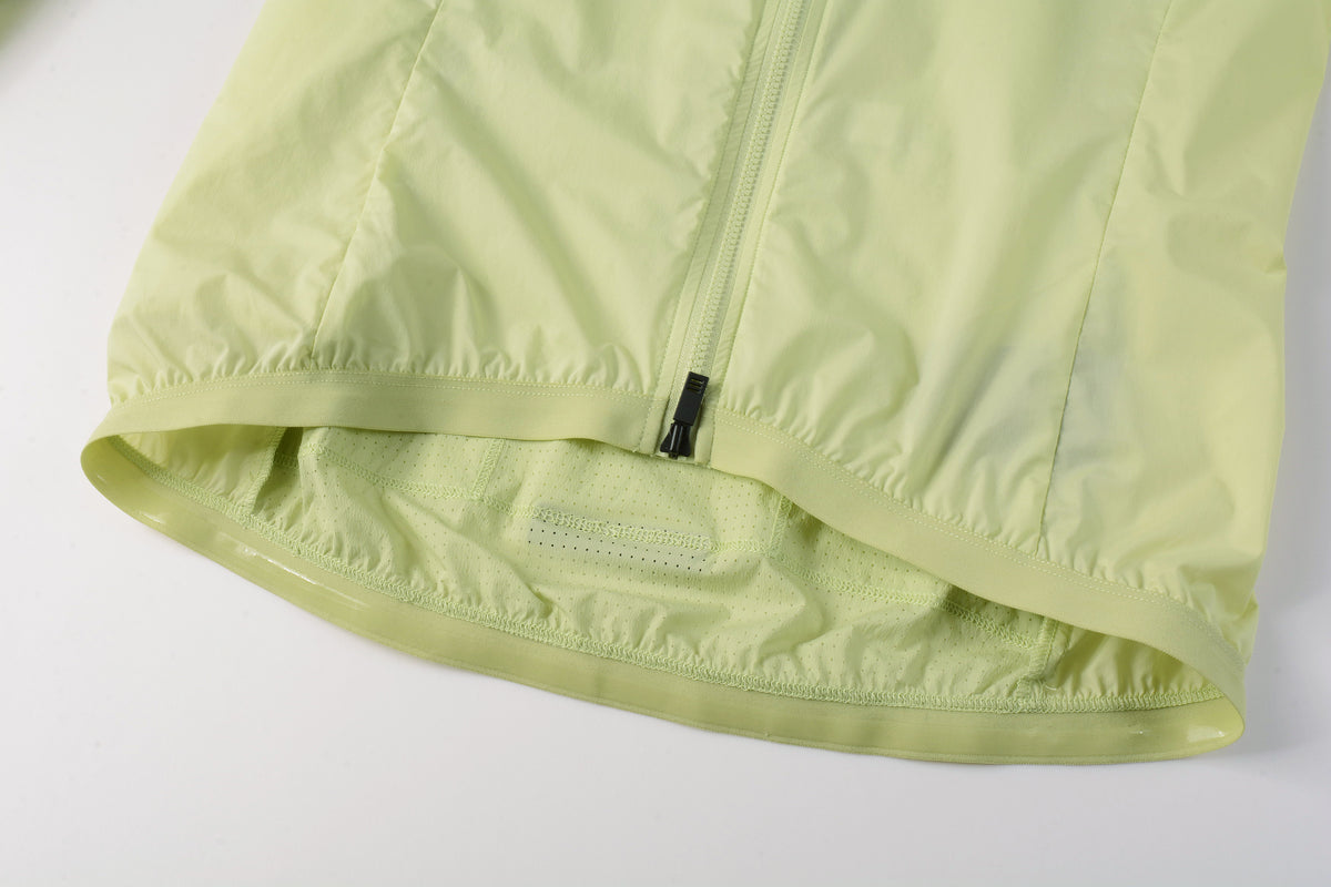 Chaqueta cortavientos de mujer CL-1 Shu He-Verde azulado