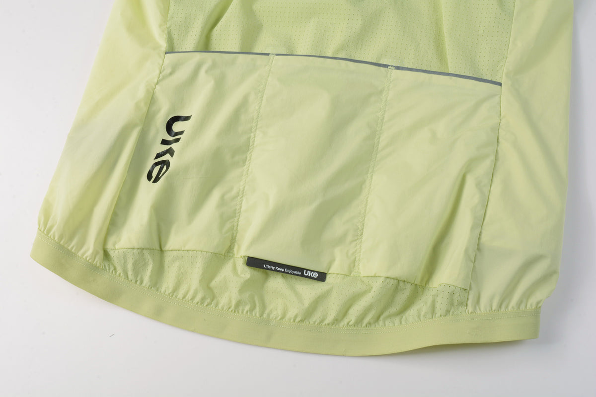 Chaqueta cortavientos de mujer CL-1 Shu He-Verde azulado
