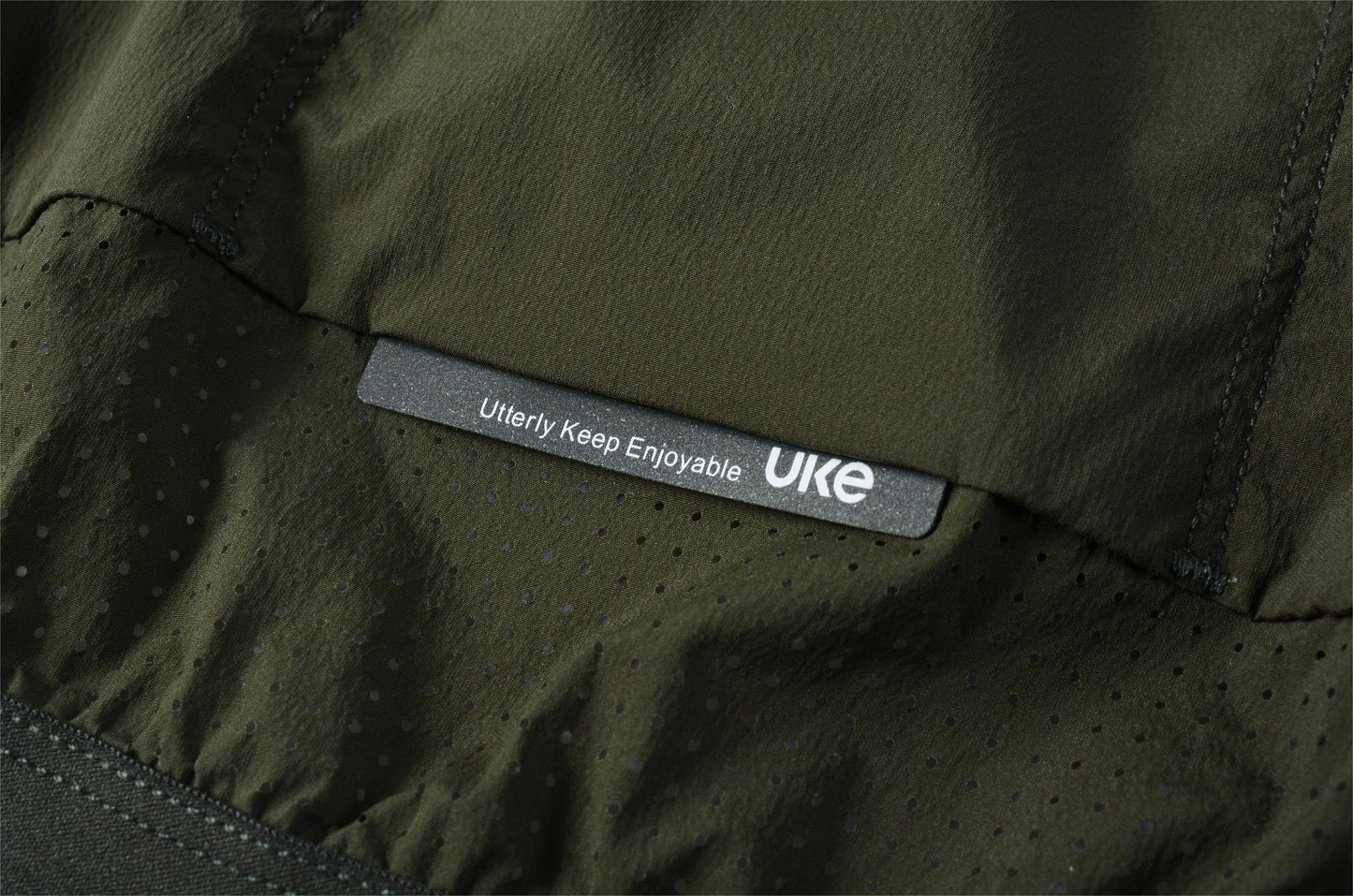 Chaqueta cortavientos para hombre CL-1 de iluminación completa - Verde oliva