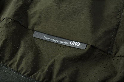 Chaqueta cortavientos para hombre CL-1 de iluminación completa - Verde oliva