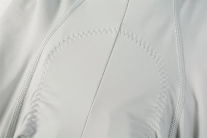 Women's Seamless Bib Shorts Curly Shu-Haze ash