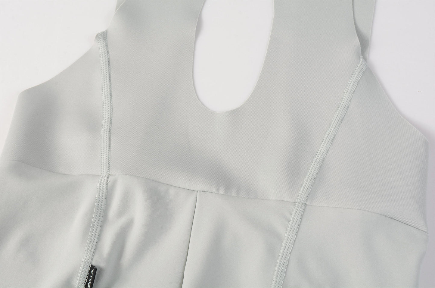 Women's Seamless Bib Shorts Curly Shu-Haze ash