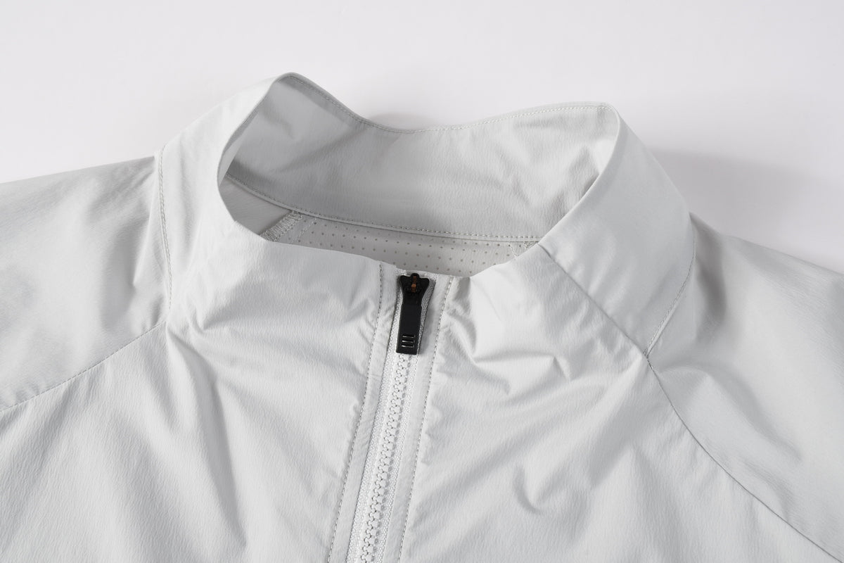 Men's Wind Jacket CL-1 Full illumination-Silver gray