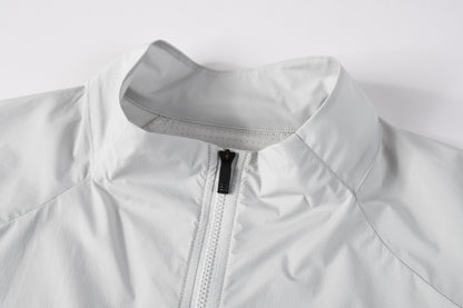 Men's Wind Jacket CL-1 Full illumination-Silver gray