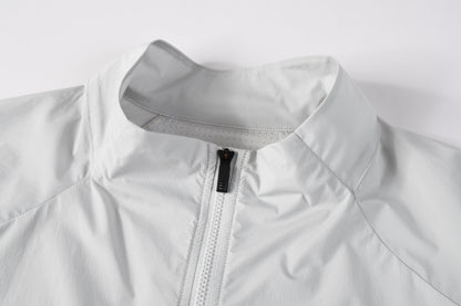 Men's Wind Jacket CL-1 Full illumination-Silver gray