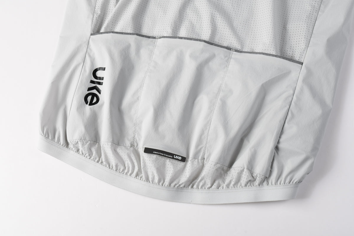Men's Wind Jacket CL-1 Full illumination-Silver gray