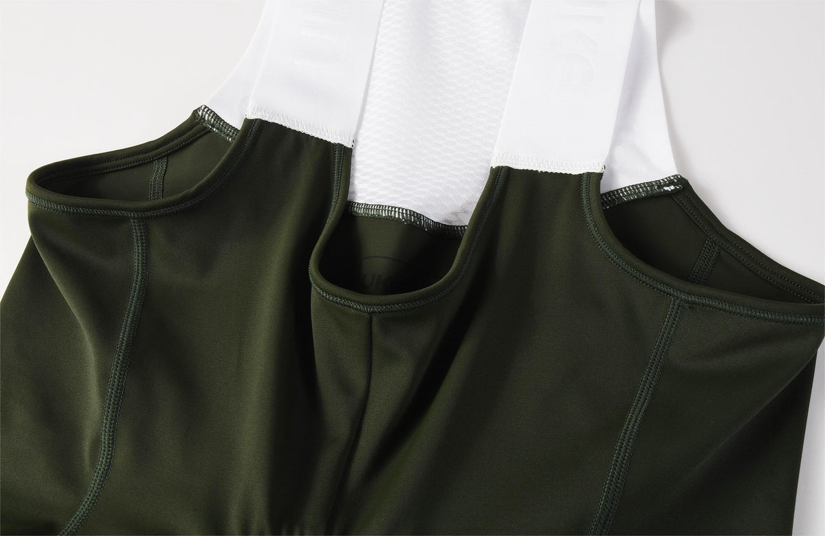 Men's Bib Shorts Eit cushion Xiangshi -Army green