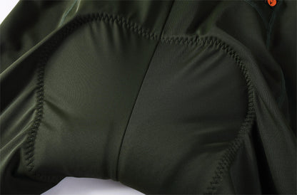 Men's Bib Shorts Eit cushion Xiangshi -Army green