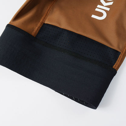 Women's Bib Shorts SI-1 Clear Dream-Oil Chestnut Brown