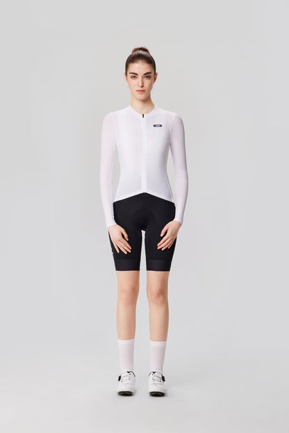 Women's LS Jersey SI-1  Mu Guang - White